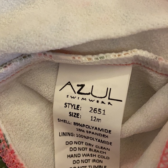 Azul Swimwear Girls Bathing Suit Size 12 Months - Picture 6 of 7